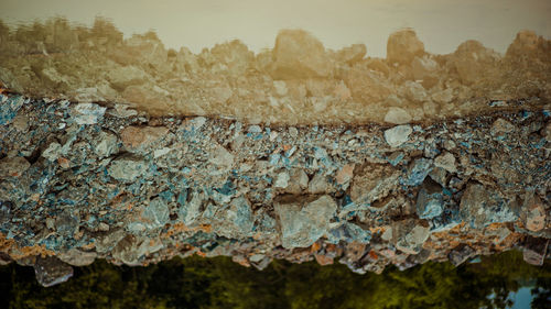 Close-up of weathered wall