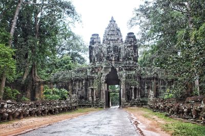 View of temple against sky