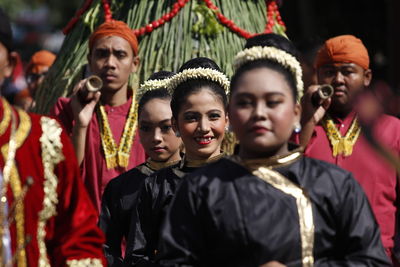 Group of people in traditional clothing