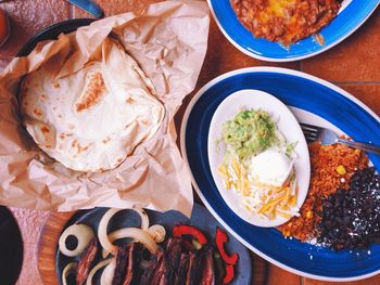 Close-up of served food