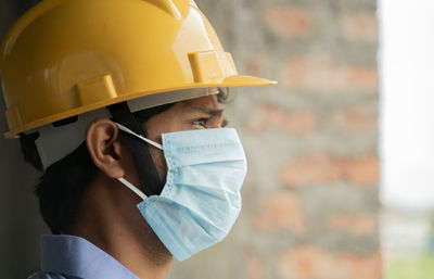 Portrait of woman working