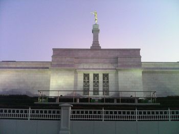 Low angle view of building against sky