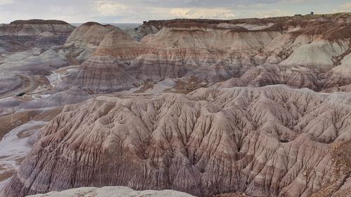 View of rock formations