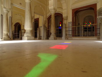 Corridor of historic building