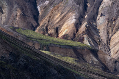 Scenic view of rocky mountains