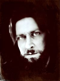 Close-up portrait of young man