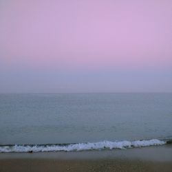 Tranquil mediterranean sea at sunrise
