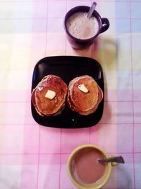 Close-up of food on table