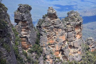 View of rock formations