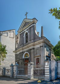 Low angle view of church