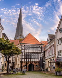Medieval town hall of hattingen, nrw, germany