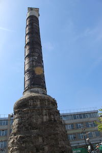 Low angle view of historical building against sky