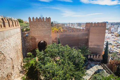 The alcazaba of almería