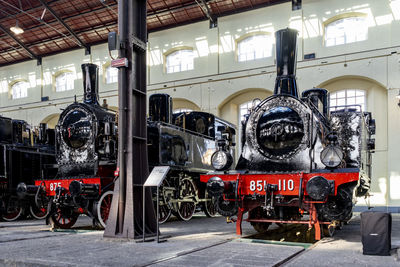 Train in museum