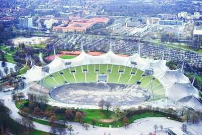 Aerial view of city