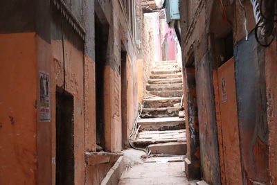 Interior of abandoned building