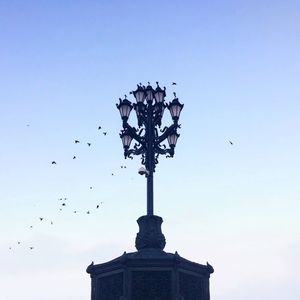 Low angle view of built structure against sky