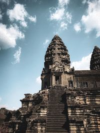 Low angle view of a temple