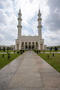 Low angle view of historic building against sky