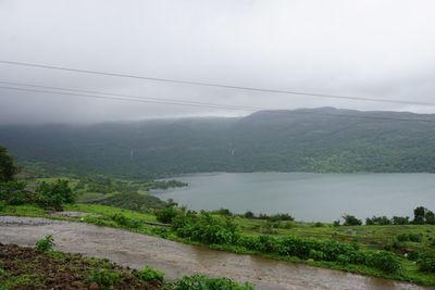 Scenic view of lake