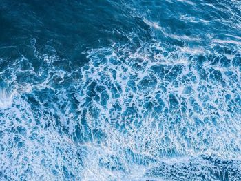 Full frame shot of sea waves