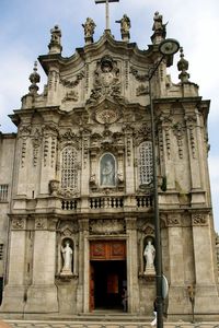 Low angle view of historical building