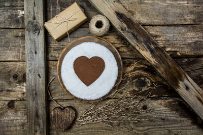 Close-up of cake on table