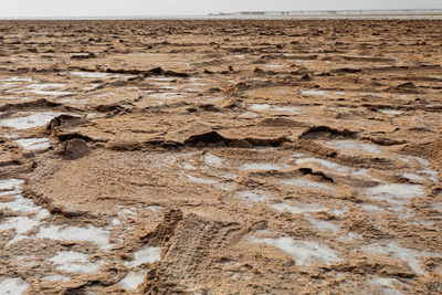 Footprints on sand