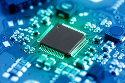 Close-up of circuit board