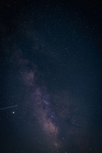 Low angle view of stars in sky