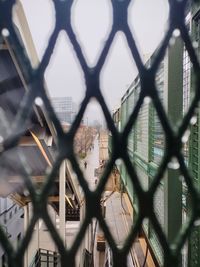 Full frame shot of chainlink fence