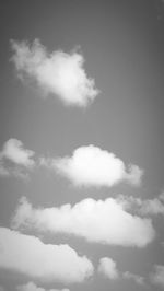 Low angle view of cloudy sky