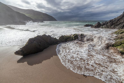 Scenic view of beach