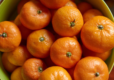 Full frame shot of oranges in market