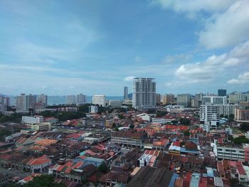 Cityscape against sky