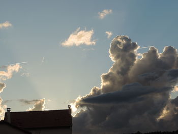 Low angle view of building against sky