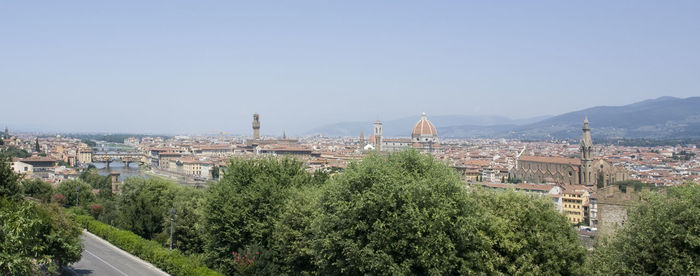 Panoramic view of buildings in city