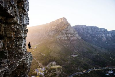 Scenic view of mountain against sky
