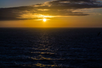 Sunset over sea