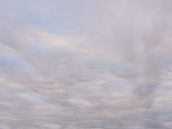 Low angle view of clouds in sky