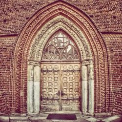 Facade of church