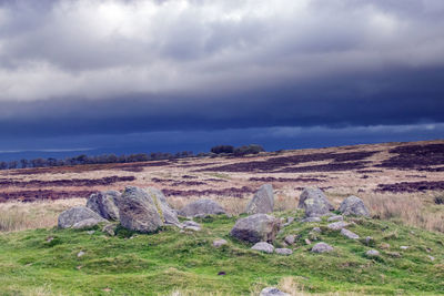 Scenic view of landscape against sky