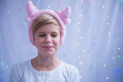 Portrait of smiling boy