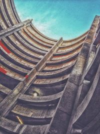 Low angle view of building against sky