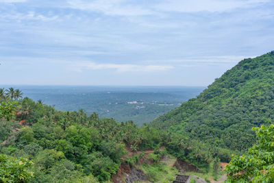 Natural mountain landcape in kerala india