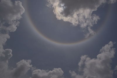 Low angle view of clouds in sky