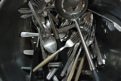 Close-up of equipment in kitchen