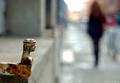 Close-up of rusty metal