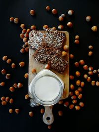 Close-up of decorations on table