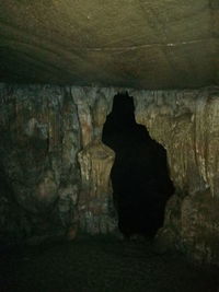 Rock formation in cave